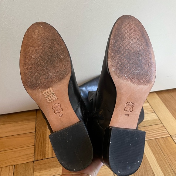 BRAND NEW Tory Birch black leather riding boots size 8 - Picture 5 of 7